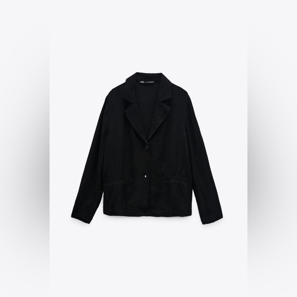ZARA JACQUARD BLAZER TRF